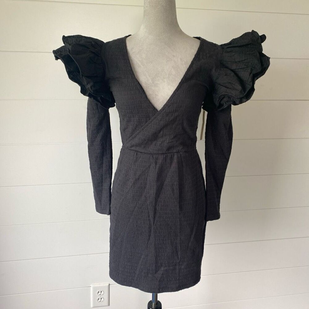 Cleobella Brigitta Mini Dress Black Size XS - Picture 2 of 12